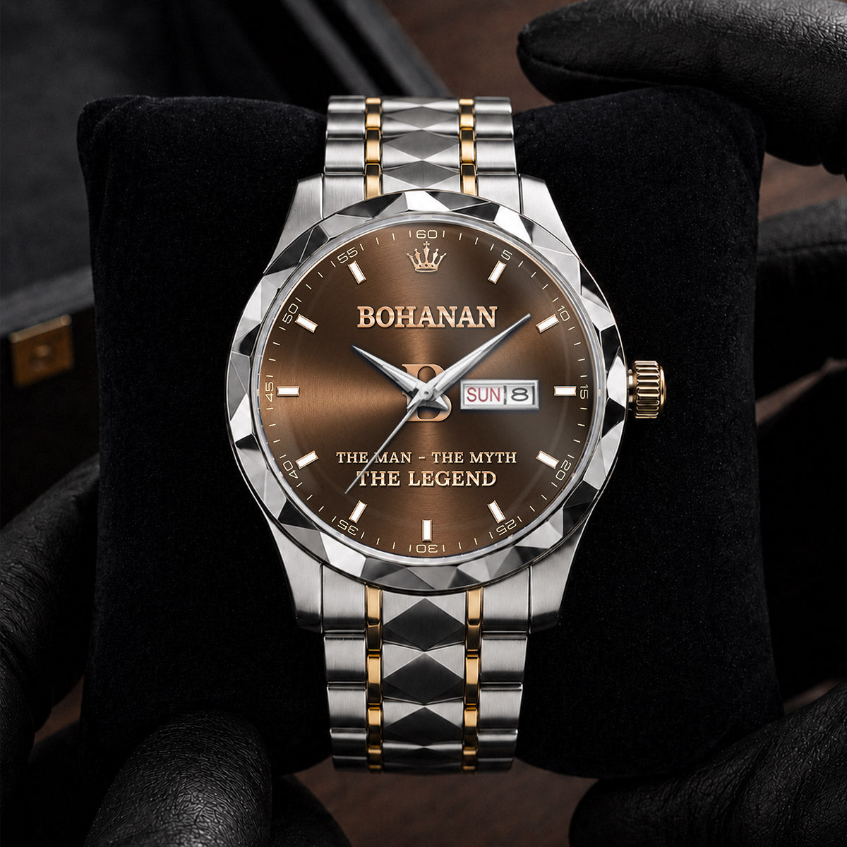 BOHANAN H79K-04 Engraved Watches Luxury Alloy-Men For Men Personalized
