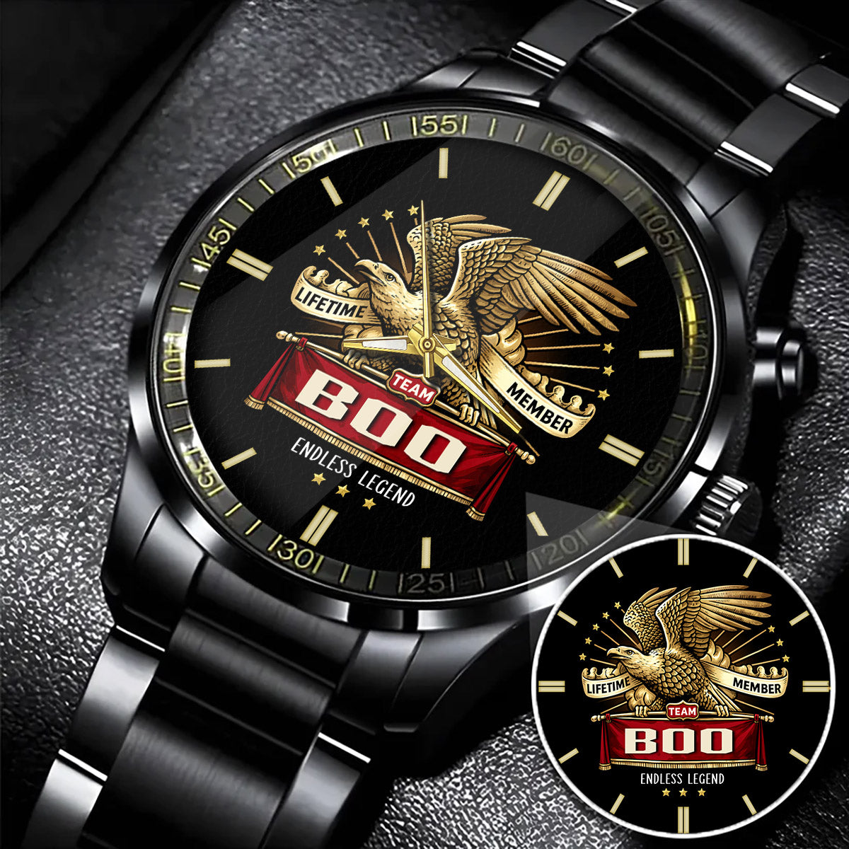 Red Sport Watch - Water Resistant