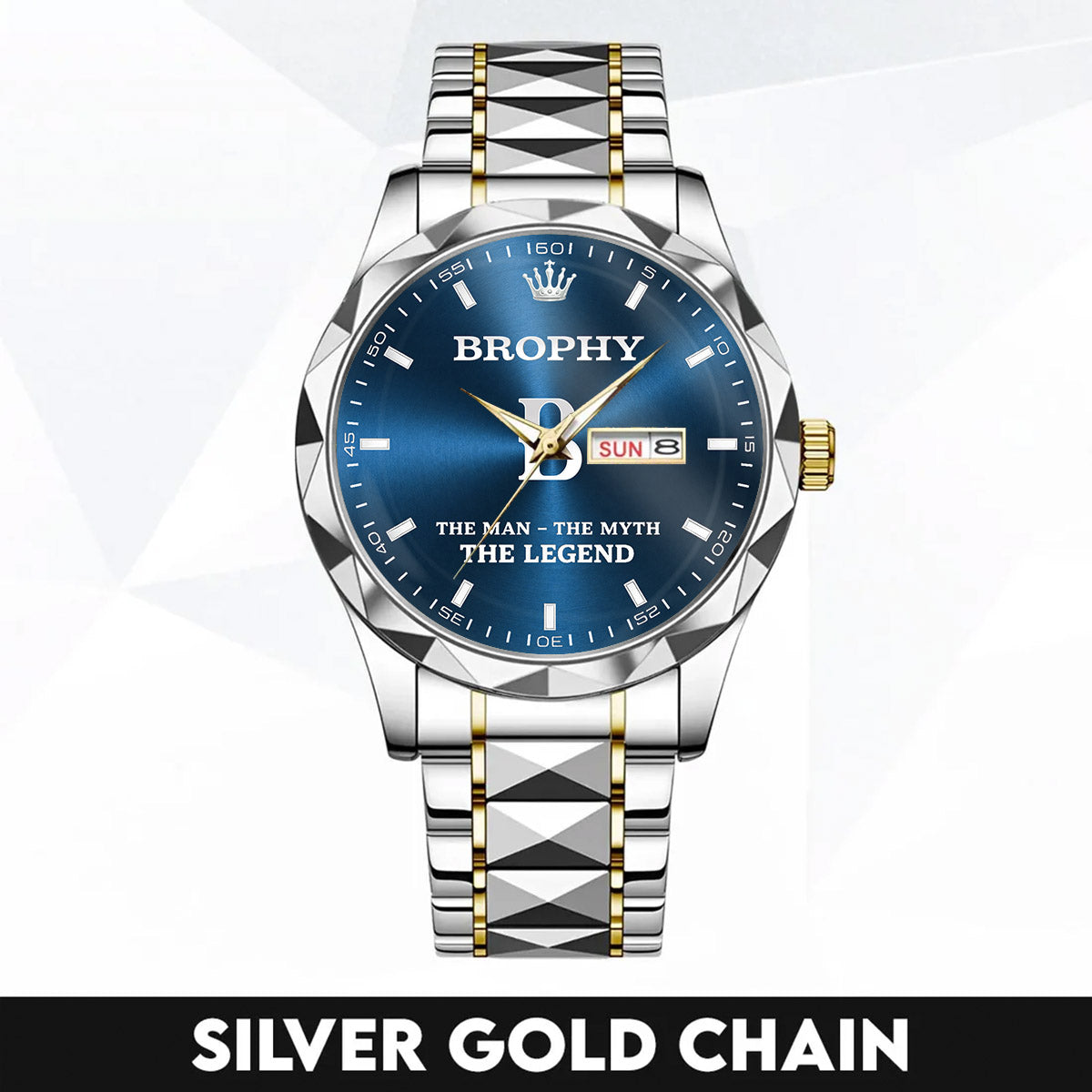 BROPHY H79K-03 Engraved Watches Luxury Alloy-Men For Men Personalized