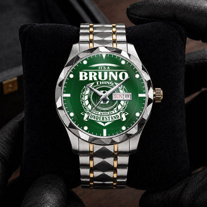 BRUNO 79-03 Thing You Wouldn't Understand Watch – Custom Name & Initial Watch