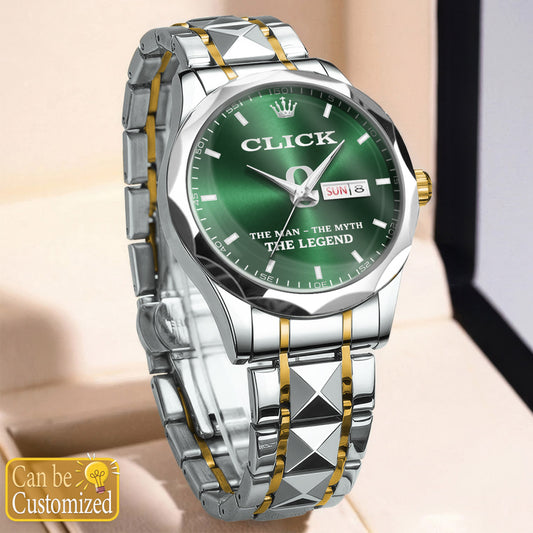 CLICK H79K-02 Engraved Watches Luxury Alloy-Men For Men Personalized
