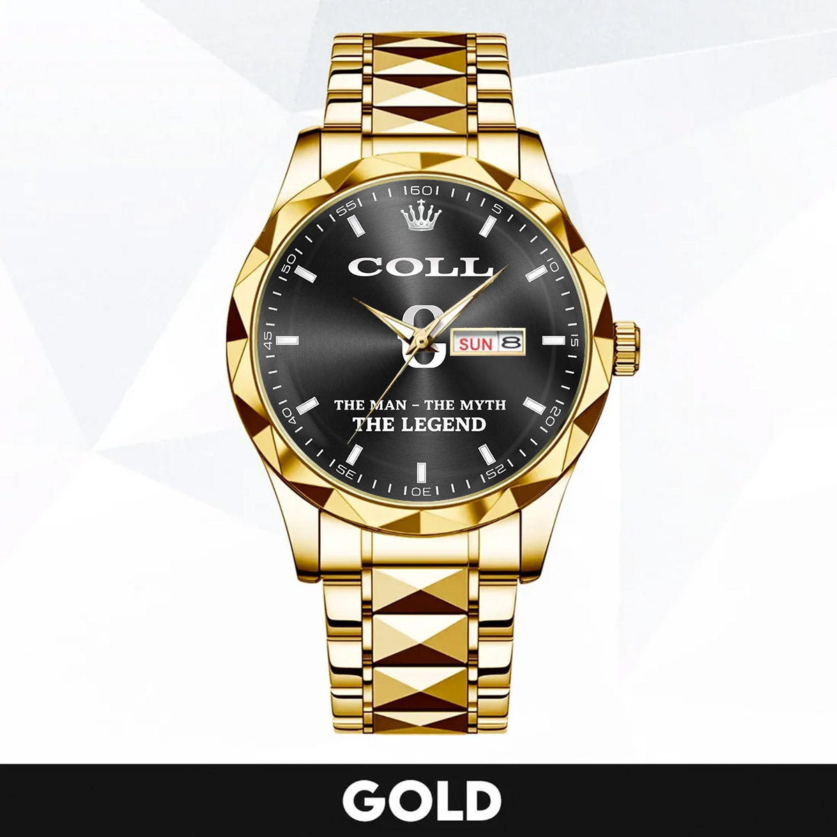COLL H79K-01 Engraved Watches Luxury Alloy-Men For Men Personalized
