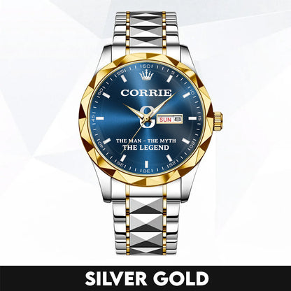 CORRIE H79K-03 Engraved Watches Luxury Alloy-Men For Men Personalized