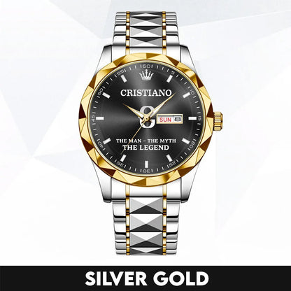CRISTIANO H79K-01 Engraved Watches Luxury Alloy-Men For Men Personalized