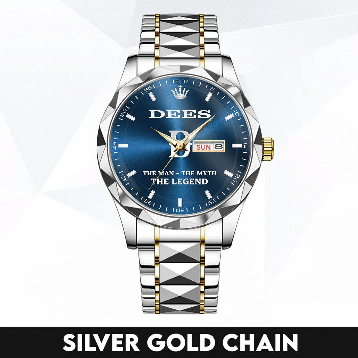 DEES H79K-03 Engraved Watches Luxury Alloy-Men For Men Personalized