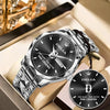 DELIA H79K-01 Engraved Watches Luxury Alloy-Men For Men Personalized