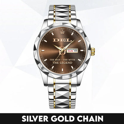 DEL H79K-04 Engraved Watches Luxury Alloy-Men For Men Personalized