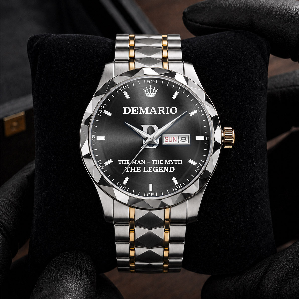 DEMARIO H79K-01 Engraved Watches Luxury Alloy-Men For Men Personalized