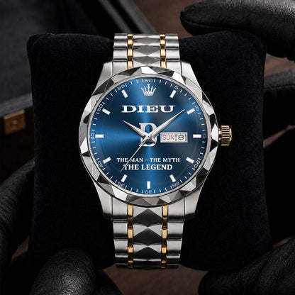 DIEU H79K-03 Engraved Watches Luxury Alloy-Men For Men Personalized