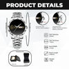 MUNDAY H79K-04 Engraved Watches Luxury Alloy-Men For Men Personalized