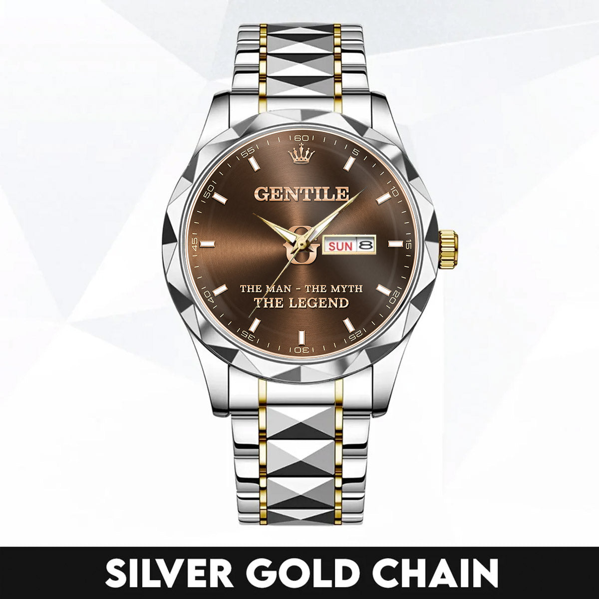 GENTILE H79K-04 Engraved Watches Luxury Alloy-Men For Men Personalized