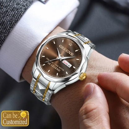 GREENE H79K-04 Engraved Watches Luxury Alloy-Men For Men Personalized