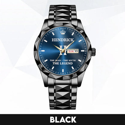 HENDRICK H79K-03 Engraved Watches Luxury Alloy-Men For Men Personalized