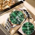 HUANG H79K-02 Luxury Alloy-Men Watch, Personalized Premium Gift for Anniversary