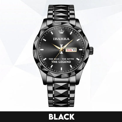 IBARRA H79K-01 Engraved Watches Luxury Alloy-Men For Men Personalized