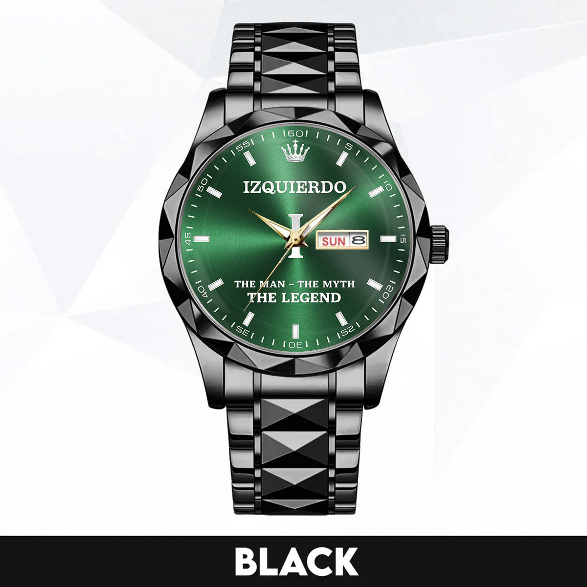 IZQUIERDO H79K-02 Engraved Watches Luxury Alloy-Men For Men Personalized