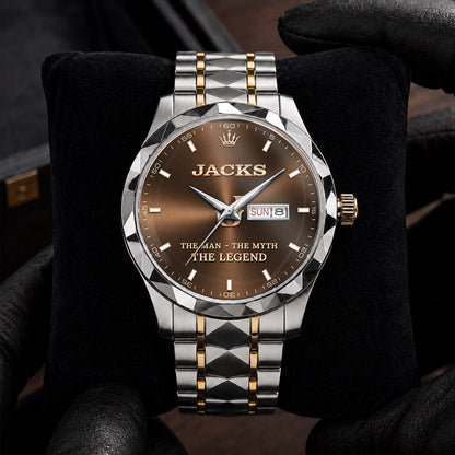 JACKS H79K-04 Engraved Watches Luxury Alloy-Men For Men Personalized