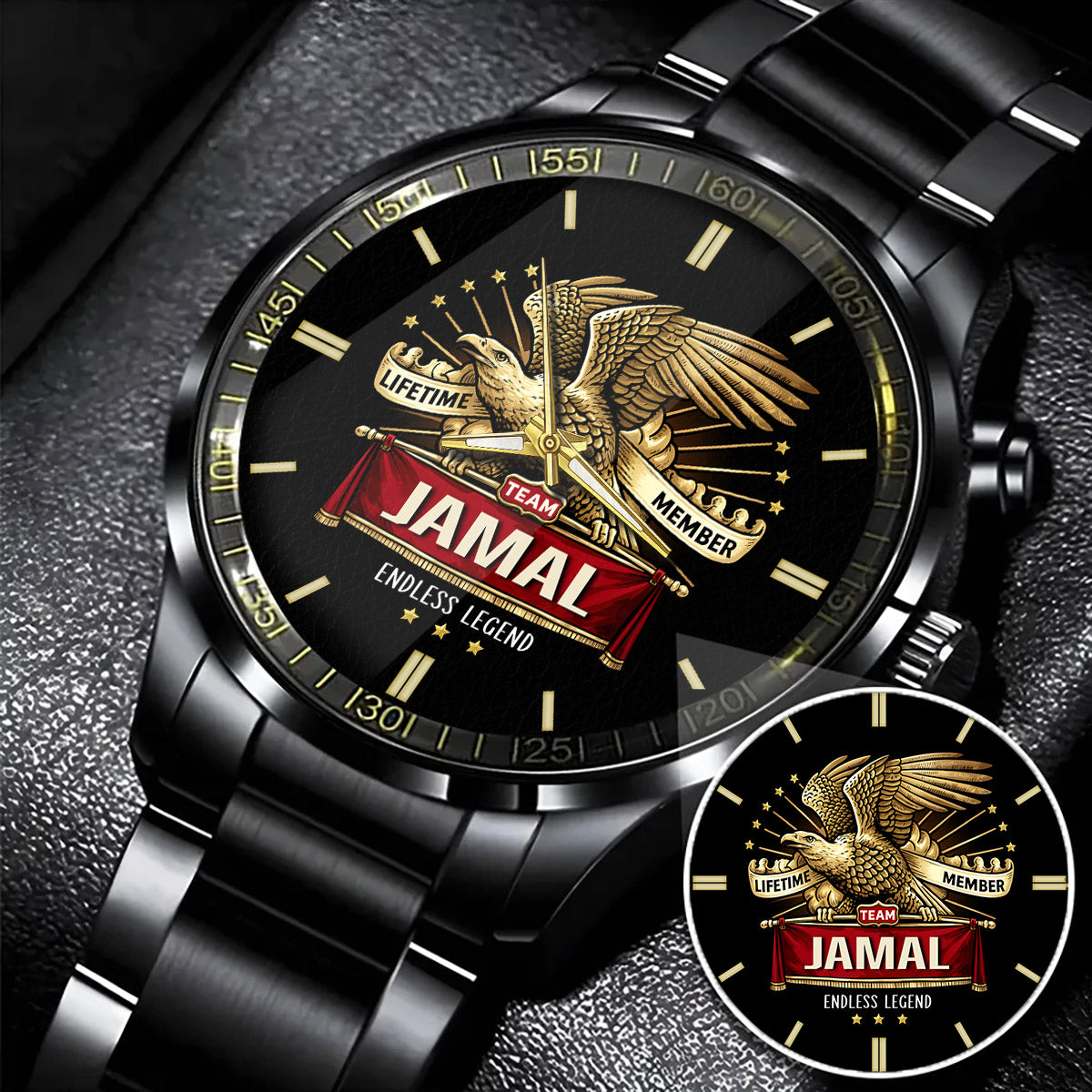 Red Sport Watch - Water Resistant