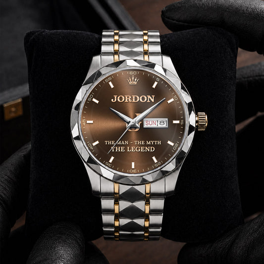 JORDON H79K-04 Engraved Watches Luxury Alloy-Men For Men Personalized