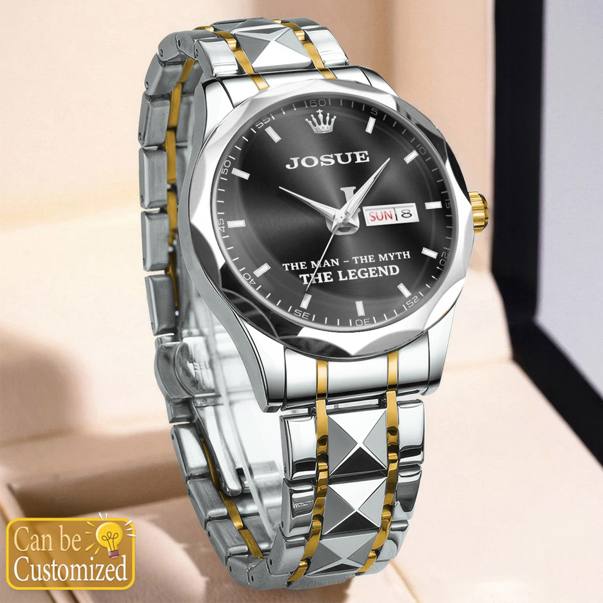 JOSUE H79K-01 Engraved Watches Luxury Alloy-Men For Men Personalized