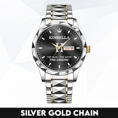 KINSELLA H79K-01 Engraved Watches Luxury Alloy-Men For Men Personalized