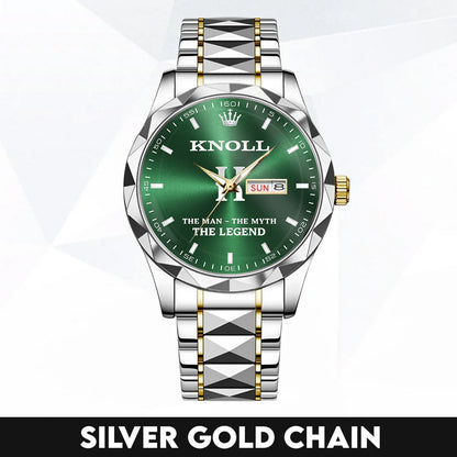 KNOLL H79K-02 Engraved Watches Luxury Alloy-Men For Men Personalized