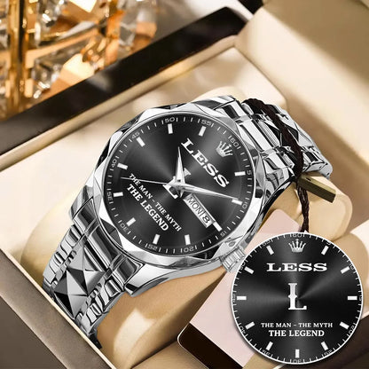 LESS H79K-01 Engraved Watches Luxury Alloy-Men For Men Personalized