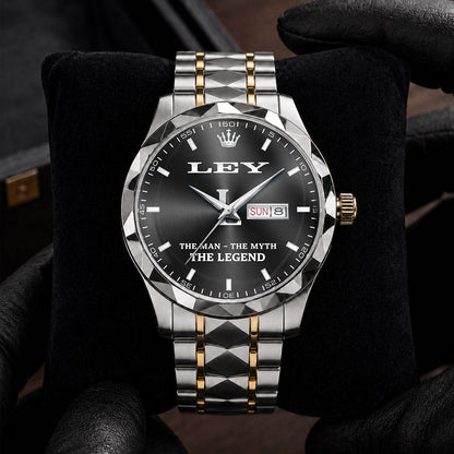 LEY H79K-01 Engraved Watches Luxury Alloy-Men For Men Personalized