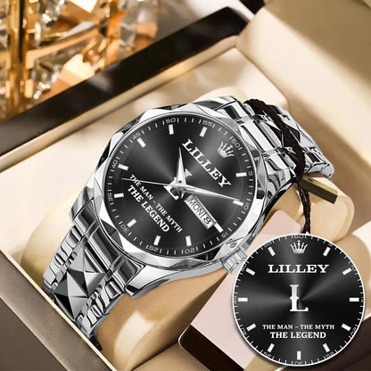 LILLEY H79K-01 Engraved Watches Luxury Alloy-Men For Men Personalized