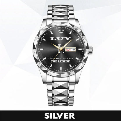 LUY H79K-01 Engraved Watches Luxury Alloy-Men For Men Personalized