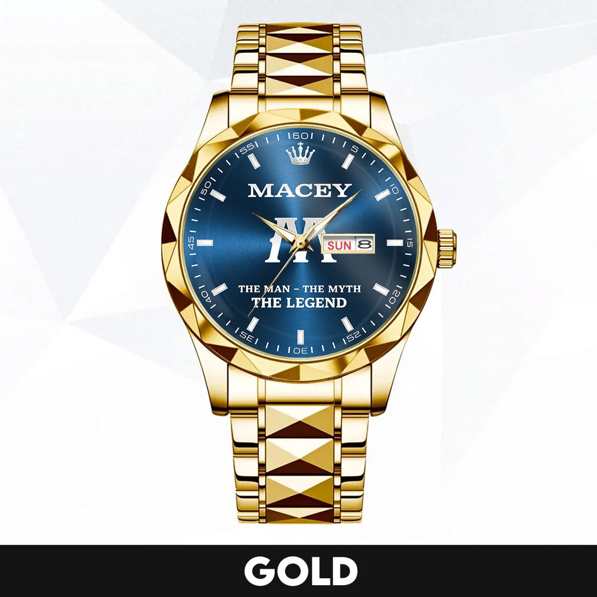 MACEY H79K-03 Engraved Watches Luxury Alloy-Men For Men Personalized