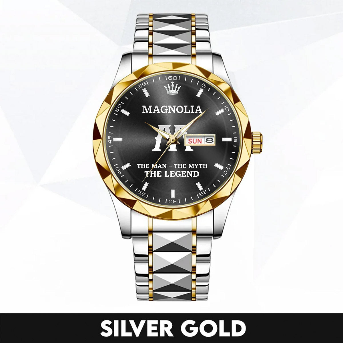 MAGNOLIA H79K-01 Engraved Watches Luxury Alloy-Men For Men Personalized