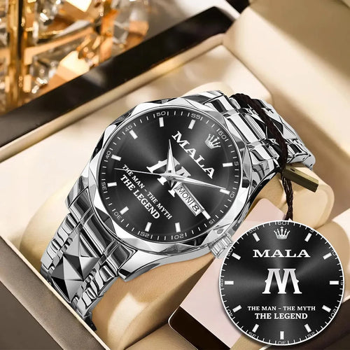MALA H79K-01 Engraved Watches Luxury Alloy-Men For Men Personalized