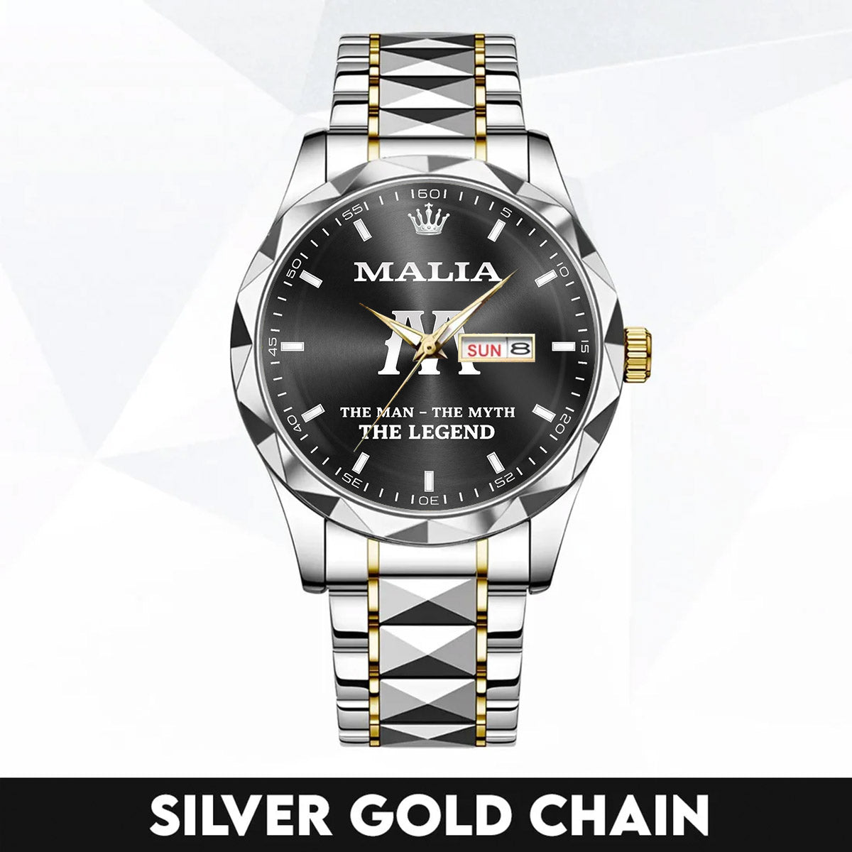 MALIA H79K-01 Engraved Watches Luxury Alloy-Men For Men Personalized