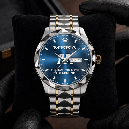 MEKA H79K-03 Engraved Watches Luxury Alloy-Men For Men Personalized