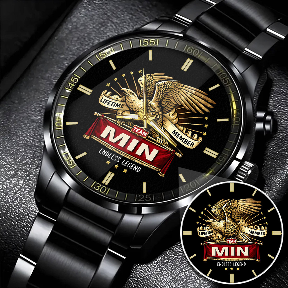 Red Sport Watch - Water Resistant