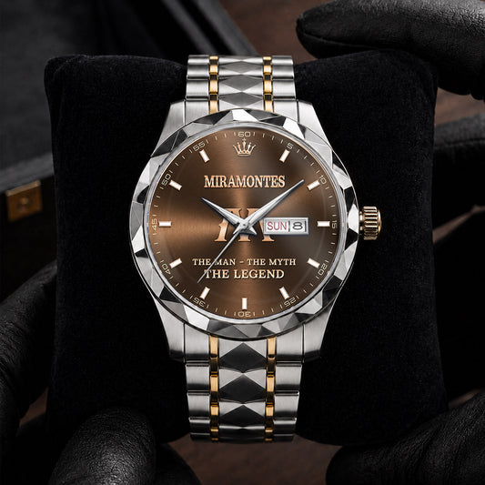 MIRAMONTES H79K-04 Engraved Watches Luxury Alloy-Men For Men Personalized
