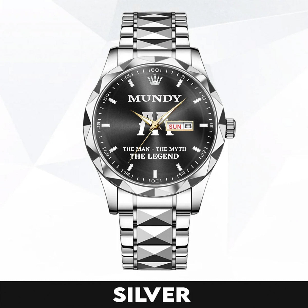 MUNDY H79K-01 Engraved Watches Luxury Alloy-Men For Men Personalized