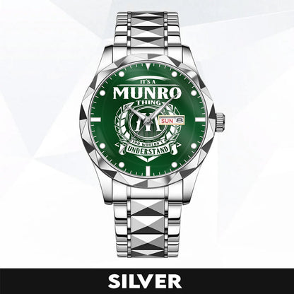 MUNRO 79-03 Thing You Wouldn't Understand Watch – Custom Name & Initial Watch
