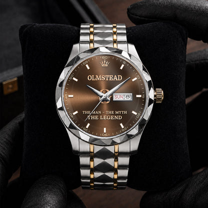 OLMSTEAD H79K-04 Engraved Watches Luxury Alloy-Men For Men Personalized