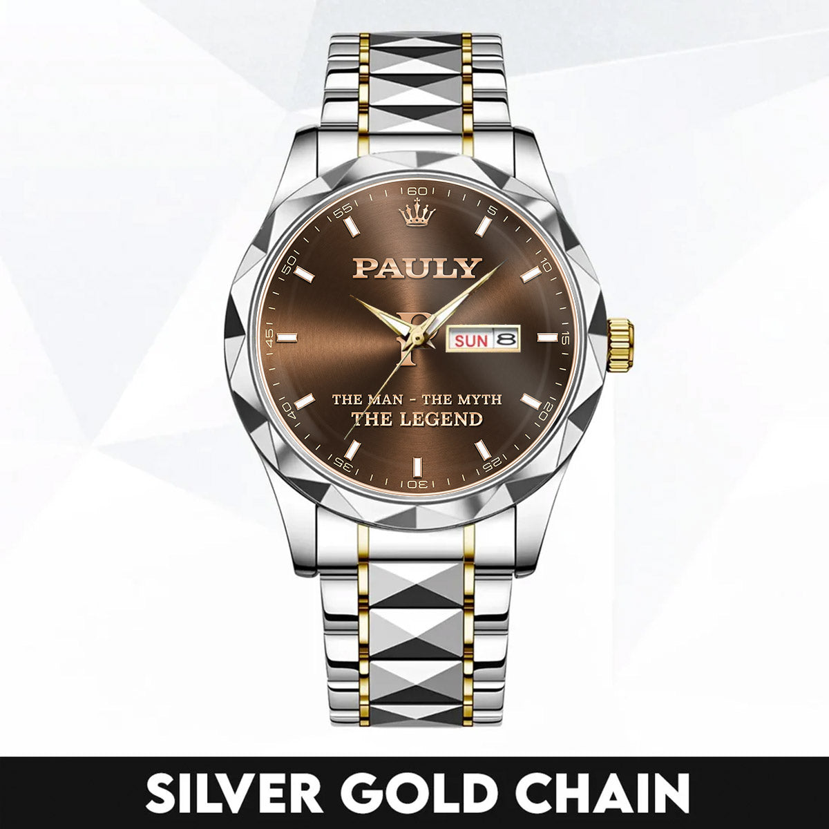 PAULY H79K-04 Engraved Watches Luxury Alloy-Men For Men Personalized