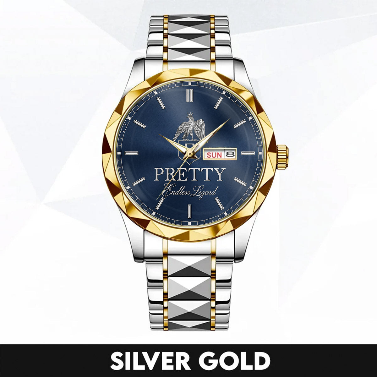 PRETTY HH79-K05 Custom Engraved & Personalized Watches for Men