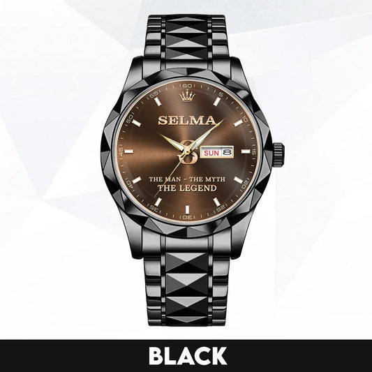 SELMA H79K-04 Engraved Watches Luxury Alloy-Men For Men Personalized