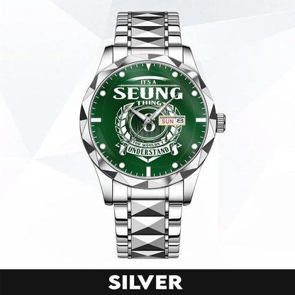 SEUNG 79-03 Thing You Wouldn't Understand Watch – Custom Name & Initial Watch