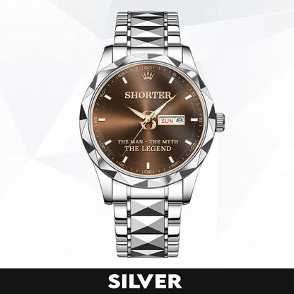 SHORTER H79K-04 Engraved Watches Luxury Alloy-Men For Men Personalized