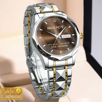 SOUCY H79K-04 Engraved Watches Luxury Alloy-Men For Men Personalized