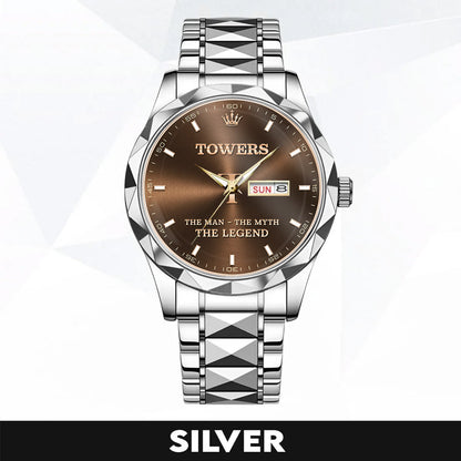 TOWERS H79K-04 Engraved Watches Luxury Alloy-Men For Men Personalized