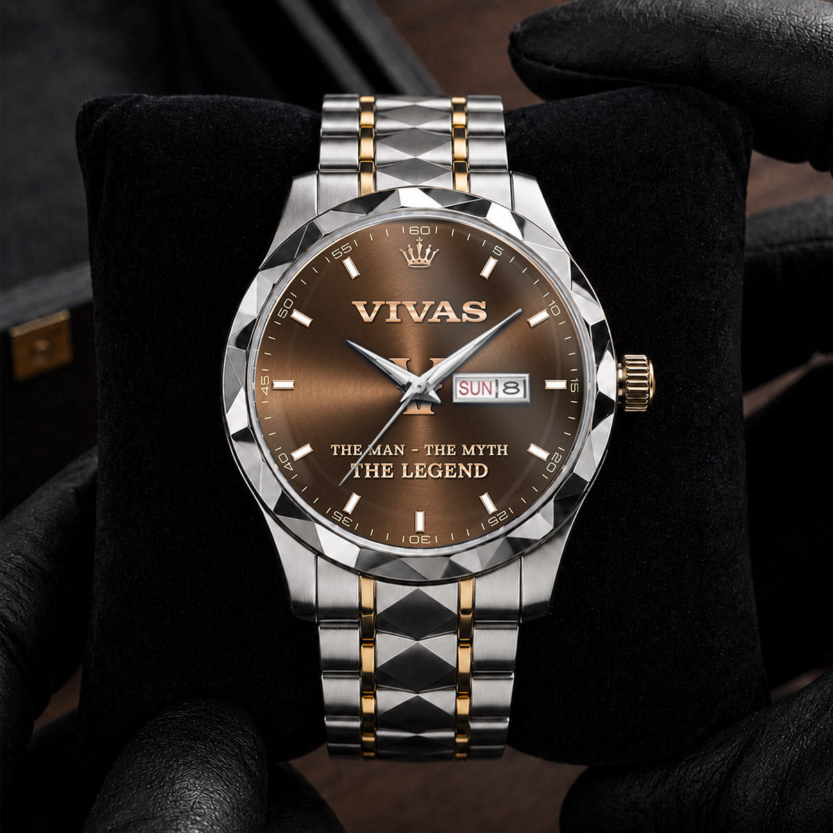 VIVAS H79K-04 Engraved Watches Luxury Alloy-Men For Men Personalized