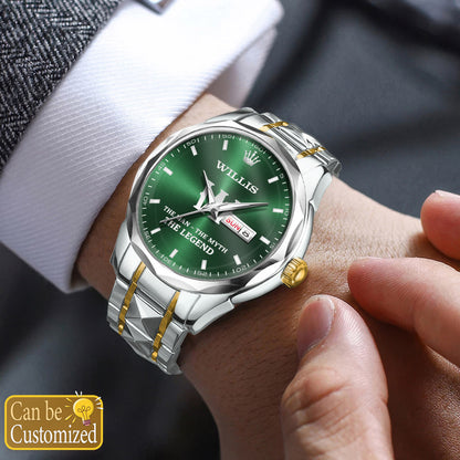 WILLIS H79K-02 Engraved Watches Luxury Alloy-Men For Men Personalized