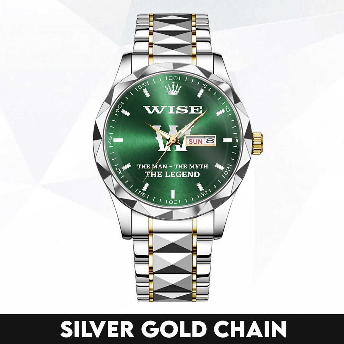 WISE H79K-02 Engraved Watches Luxury Alloy-Men For Men Personalized